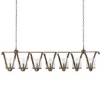 Maximus Grande Chandelier - Pyrite Bronze / Clear