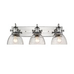 Hines Bathroom Vanity Light - Chrome / Seeded