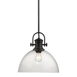 Hines Pendant - Black / Seeded