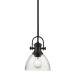 Hines Mini Pendant - Black / Seeded