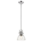 Hines Mini Pendant - Chrome / Seeded