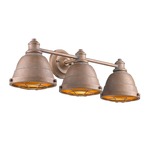 Bartlett Bathroom Vanity Light - Copper Patina