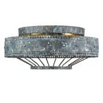 Ferris Ceiling Light Fixture - Blue Verde Patina