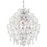 Isabellas Crown Chandelier - Chrome / Crystal