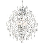 Isabellas Crown Chandelier - Chrome / Crystal