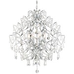 Isabellas Crown Chandelier - Chrome / Crystal