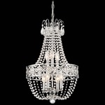 Empire Chandelier - Chrome / Crystal