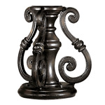 Sand-Cast Scroll Pier Mount - Heritage