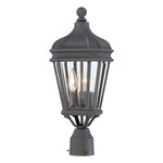 Harrison Post Light - Black / Clear