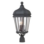 Harrison Post Light - Black / Clear