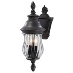 Newport Outdoor Top Mount Wall Light - Heritage / Optic Clear