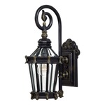 Stratford Hall Majestic Outdoor Wall Light - Heritage / Clear