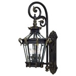 Stratford Hall Majestic Outdoor Wall Light - Heritage / Clear