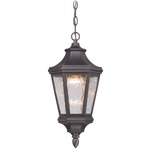 Hanford Pointe Outdoor Pendant - Oil Rubbed Bronze / Water Glass