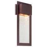 Westgate Outdoor Wall Light - Alder Bronze / Clear Seeded