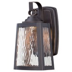 Talera Outdoor Wall Light - Oil Rubbed Bronze / Water Glass