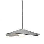 Bola Felt Pendant - Pebble Grey / Opaline