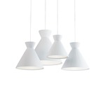 Mandarina Pendant - White / White