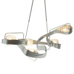 Graffiti Linear Pendant - Vintage Platinum / Clear
