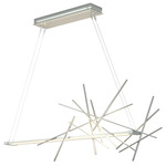 Cascade Linear Pendant - Vintage Platinum