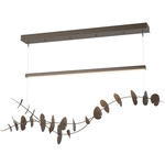 Lily Linear Pendant - Bronze / Bronze