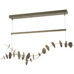 Lily Linear Pendant - Soft Gold / Bronze