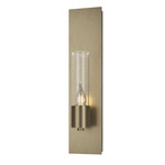 Pillar Wall Sconce - Soft Gold / Seeded Clear