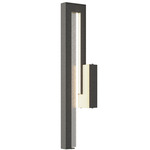 Edge Outdoor Wall Sconce - Coastal Natural Iron / Seeded Clear