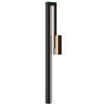 Edge Outdoor Wall Sconce - Coastal Black / Seeded Clear