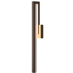 Edge Outdoor Wall Sconce - Coastal Bronze / Seeded Clear