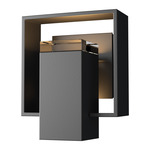 Shadow Box Outdoor Wall Sconce - Coastal Black / Coastal Black