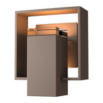 Shadow Box Outdoor Wall Sconce - Coastal Bronze / Coastal Bronze