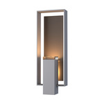 Shadow Box Outdoor Wall Sconce - Coastal Burnished Steel / Coastal Dark Smoke