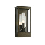 Portico Outdoor Wall Sconce - Coastal Bronze / Seeded Clear