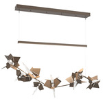 Belladonna Linear Pendant - Bronze / Bronze