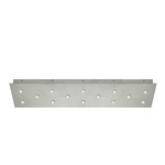 Fast Jack Halogen Linear 14 Port Canopy - Satin Nickel