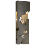 Trove Wall Sconce - Dark Smoke / Crystal