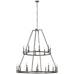 Landen Two Tier Chandelier - Smith Steel