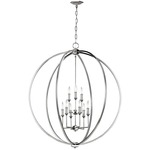 Corinne Chandelier - Polished Nickel