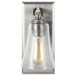 Monterro Wall Light - Satin Nickel / Clear Seeded