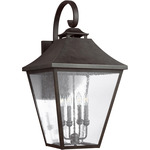 Galena Outdoor Wall Sconce - Sable / Clear Seeded