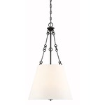 Austin Pendant - English Bronze / White