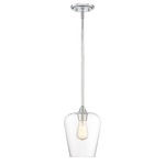 Octave Mini Pendant - Polished Chrome / Clear