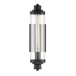 Pike Wall Light - Classic Bronze / Clear Ribbed