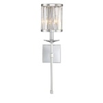 Ashbourne Wall Light - Polished Chrome / Crystal