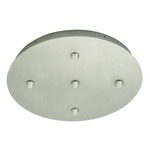 Fast Jack Halogen 16 Inch Round 5 Port Canopy - Satin Nickel