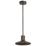 Ash Outdoor Pendant Light - Bronze / Clear Lens