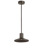 Ash Outdoor Pendant Light - Bronze / Clear Lens