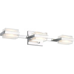 Kamden Bathroom Vanity Light 120V - Chrome / Clear