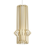 Syrma Mini Freejack Pendant - Satin Nickel / Satin Gold